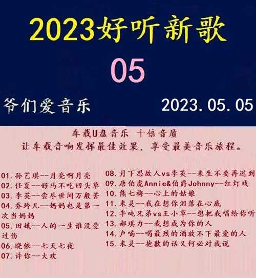 群星《2023好听新歌5》十倍音质WAV分轨